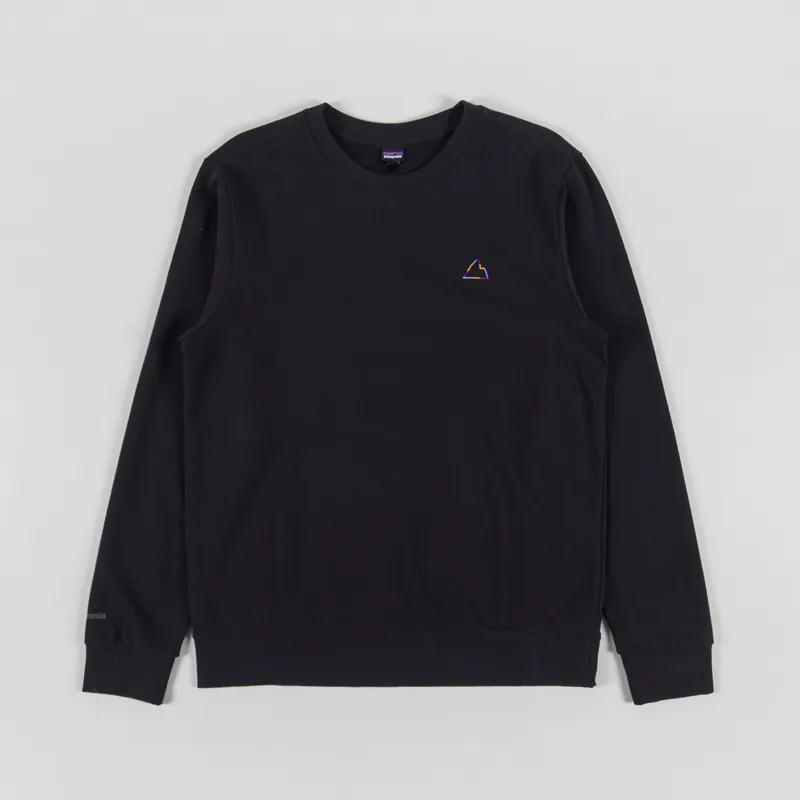 Patagonia Fitz Roy Massif Daily Crew Black