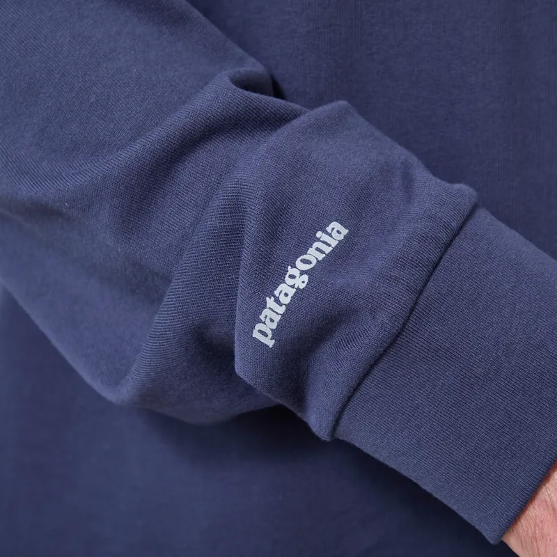 Patagonia Fitz Roy Massif Daily Crew New Navy-5