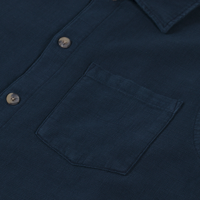 Revolution Casual Shirt Navy-5