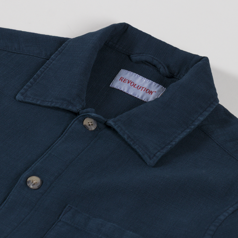 Revolution Casual Shirt Navy-4