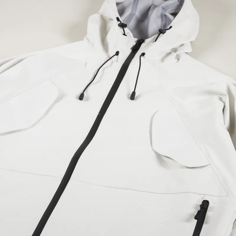 Purple Mountain Observatory Mens Triple Layer Shell Jacket White