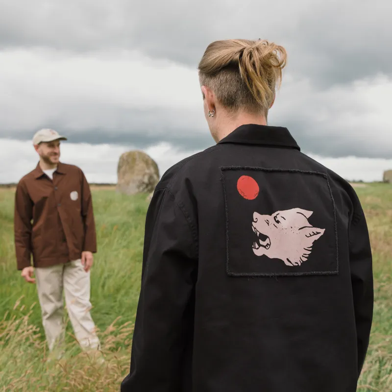 Universal Works x Working Class Heroes Rose Bowl Jacket Black Twill-1