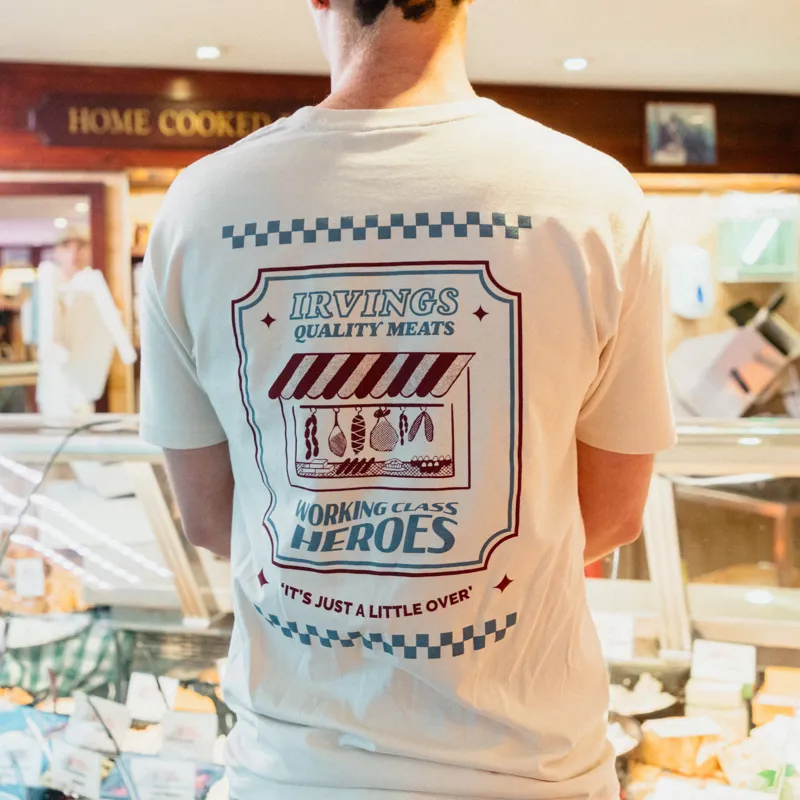 Working Class Heroes x Irvings T Shirt Natural-4