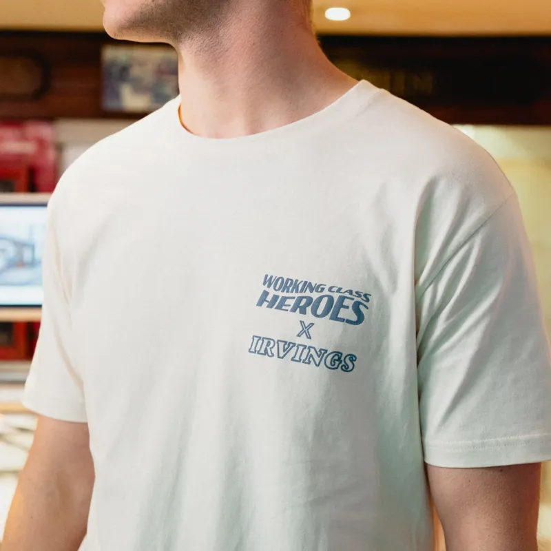 Working Class Heroes x Irvings T Shirt Natural-5