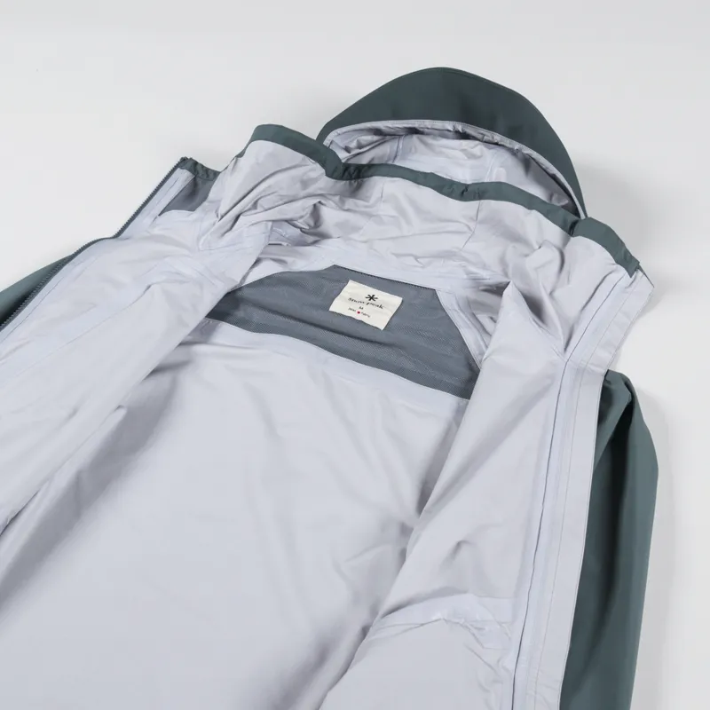Snow Peak 3L Rain Jacket Balsam Green-4