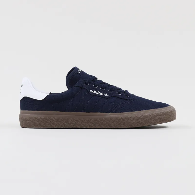 Adidas Skateboarding 3MC Shoes Navy White Gum