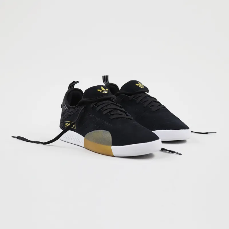 Adidas Skateboarding 3ST.003 Shoes Black Light Granite White-6