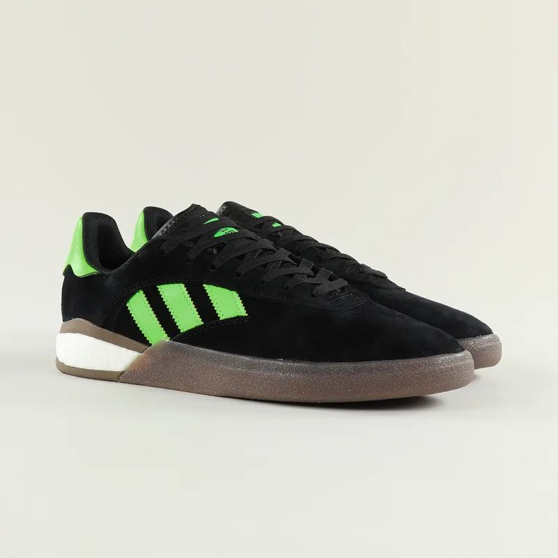 Adidas Skateboarding 3ST.004 Shoes Black White Green Gum-5