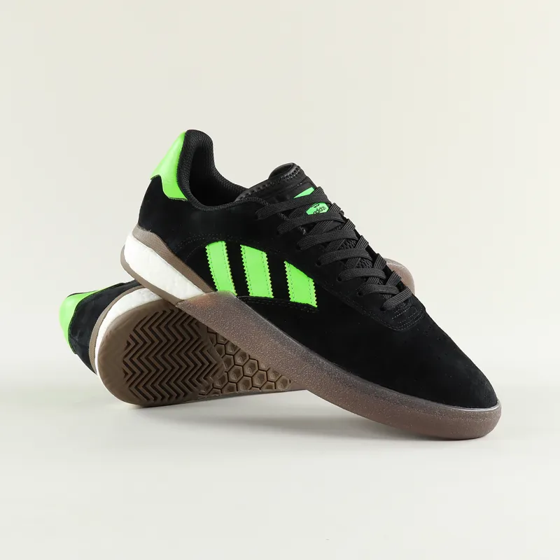 Adidas Skateboarding 3ST.004 Shoes Black White Green Gum-6
