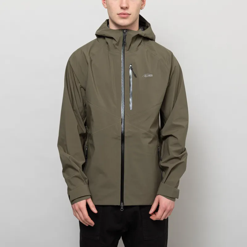 Elliker Ayre 3L Waterproof Shell Jacket Khaki