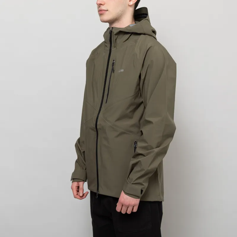 Elliker Ayre 3L Waterproof Shell Jacket Khaki-2