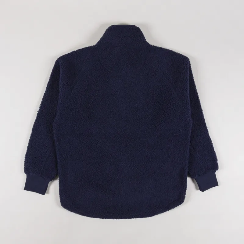 Elliker Keld Sherpa Fleece Jacket Navy-2