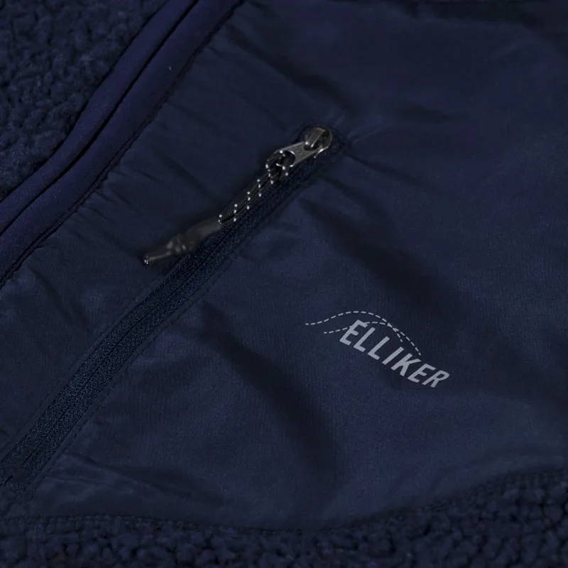 Elliker Keld Sherpa Fleece Jacket Navy-8
