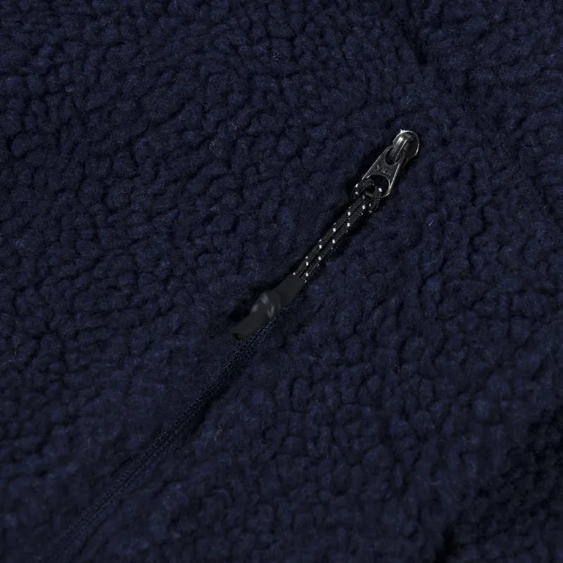 Elliker Keld Sherpa Fleece Jacket Navy-6