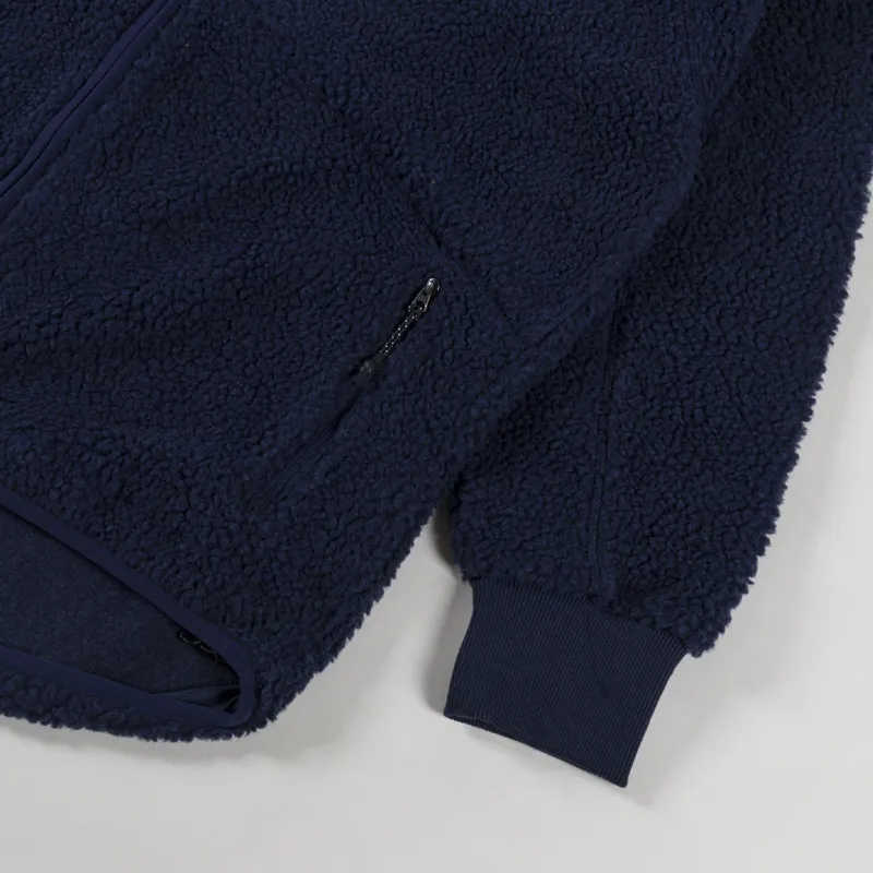 Elliker Keld Sherpa Fleece Jacket Navy-10