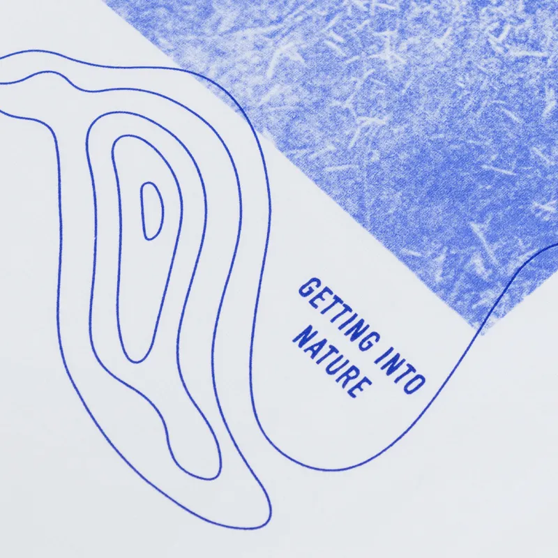 Elliker Rill Hand Print T Shirt White-5