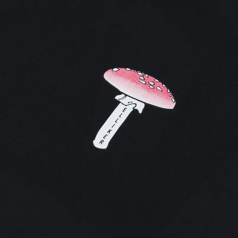 Elliker Rill Spore Print T Shirt Black-5