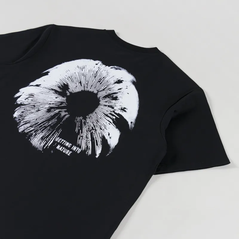 Elliker Rill Spore Print T Shirt Black-2