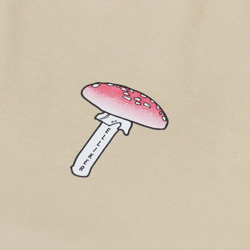 Elliker Rill Spore Print T Shirt Sand-5