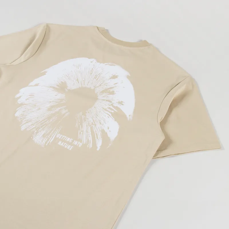 Elliker Rill Spore Print T Shirt Sand-2