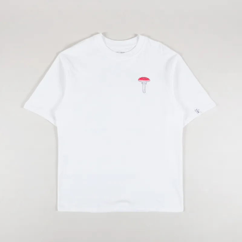 Elliker Rill Spore Print T Shirt White-1