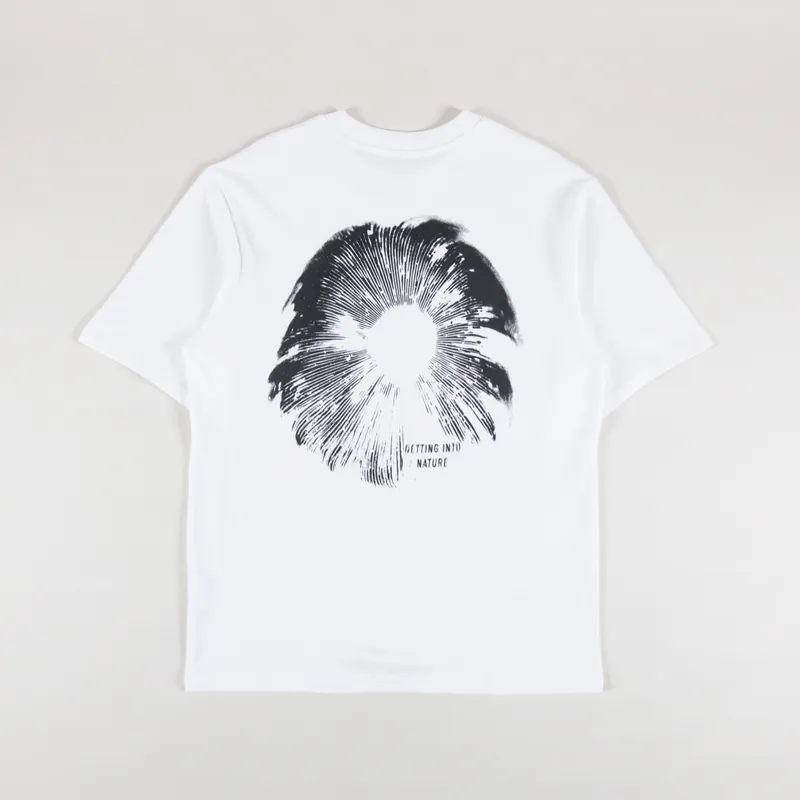 Elliker Rill Spore Print T Shirt White