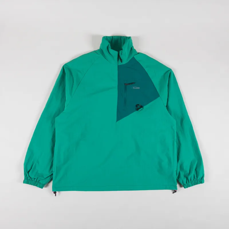 Elliker Coppa Pullover Tech Jacket Teal