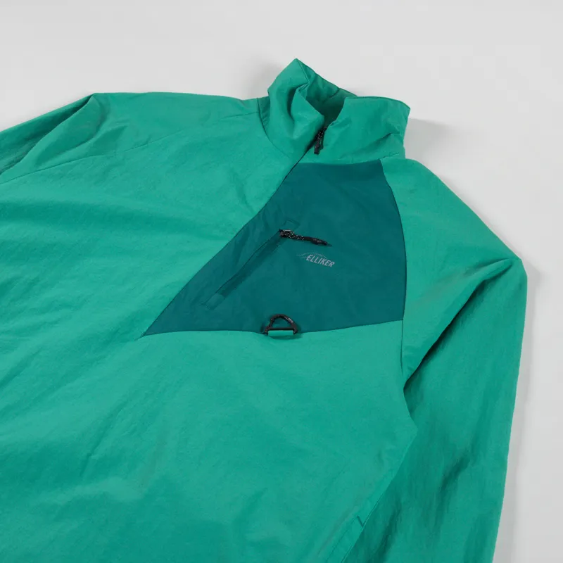 Elliker Coppa Pullover Tech Jacket Teal-2