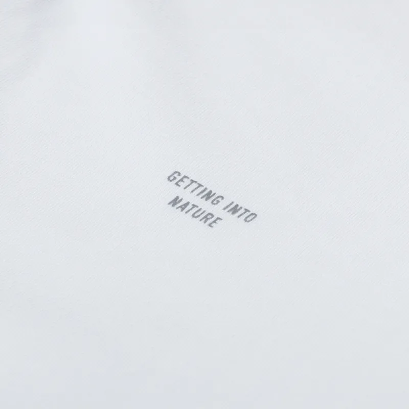 Elliker Rill Logo Print T Shirt White-3