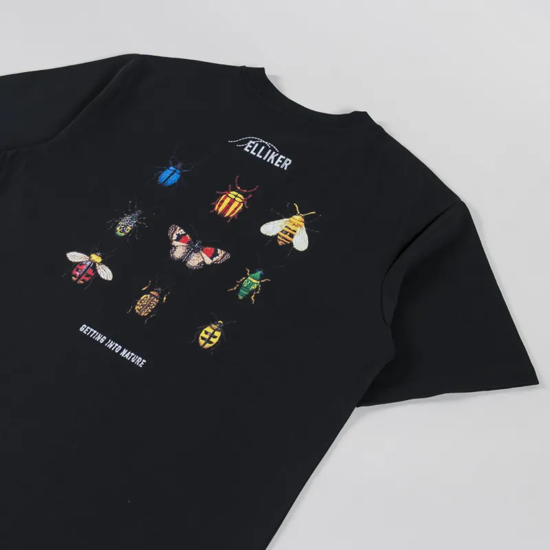 Elliker Rill Bug Print T Shirt Black-2