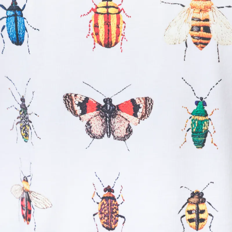 Elliker Rill Bug Print T Shirt White-3