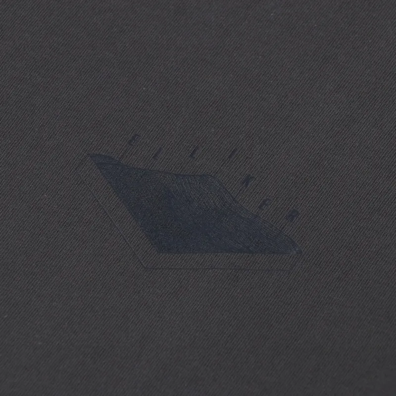 Elliker Rill Hill Print T Shirt Grey-5