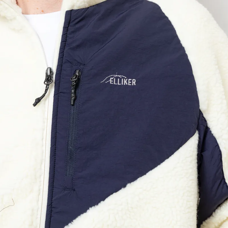 Elliker Sike Fleece Pullover Cream-6