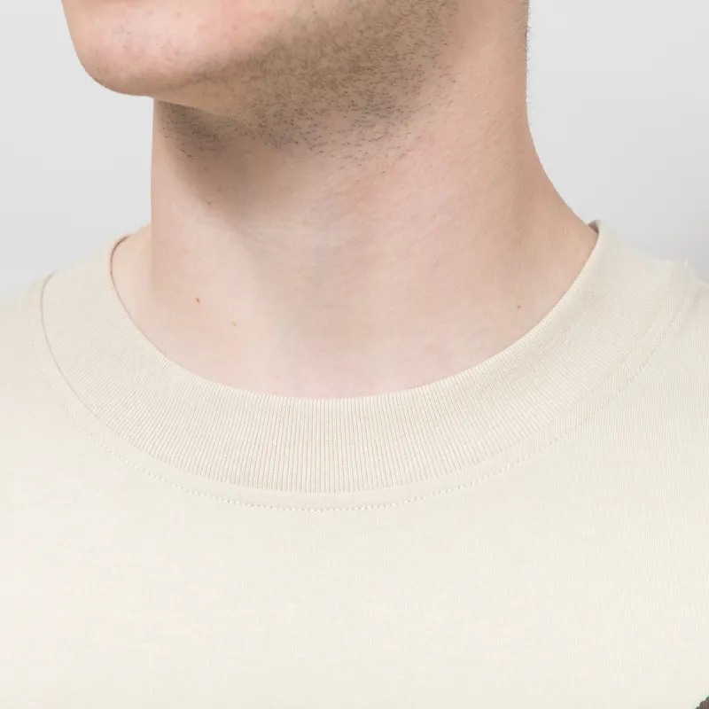 Elliker Rill Birds Print T Shirt Beige-2