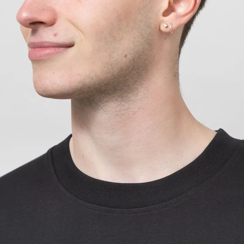 Elliker Rill Bluebell Print T Shirt Black-2