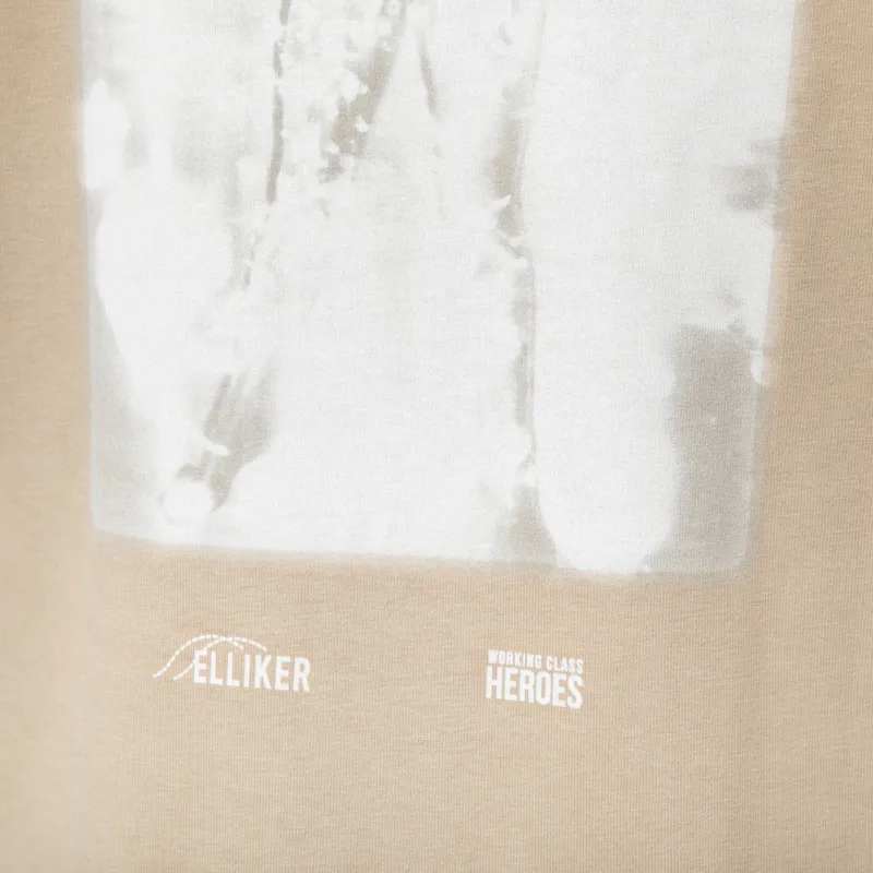Elliker x Working Class Heroes Lumen T Shirt Taupe-11