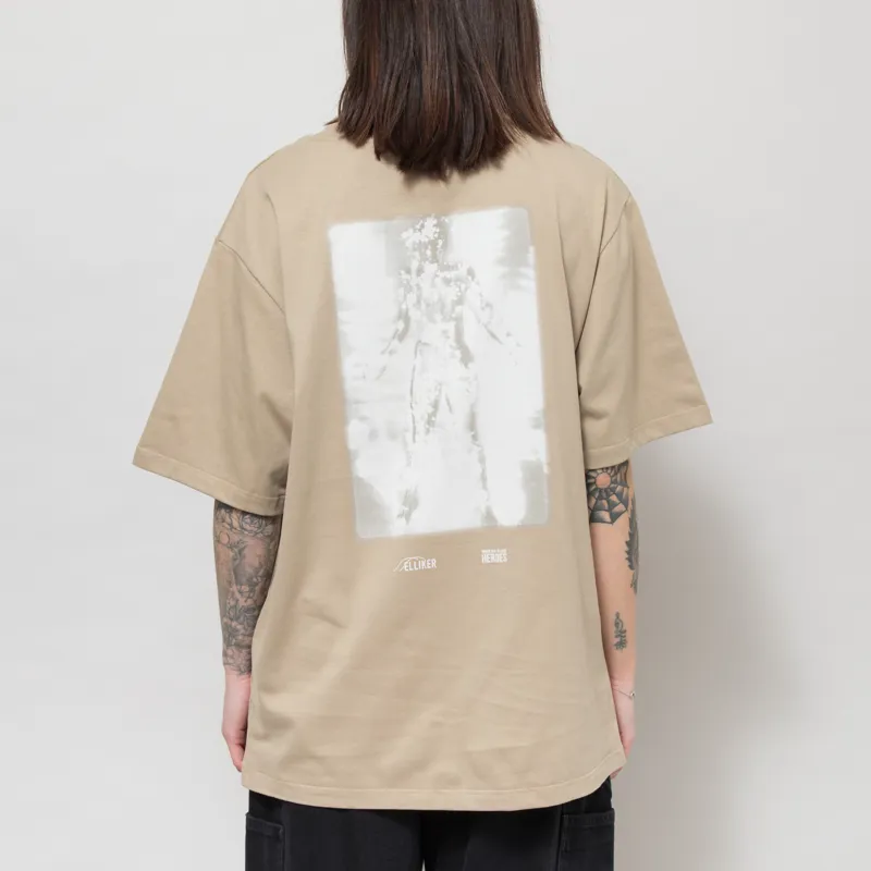 Elliker x Working Class Heroes Lumen T Shirt Taupe-1