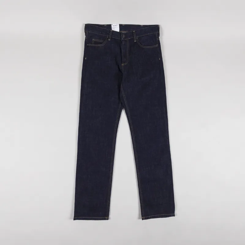 Carhartt WIP Marlow Pant Blue Rinsed Edgewood Denim -1