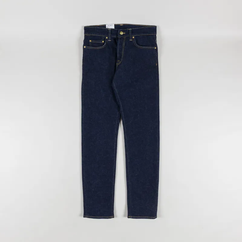 Carhartt WIP Klondike Pant Blue Rinsed Mills Denim-1