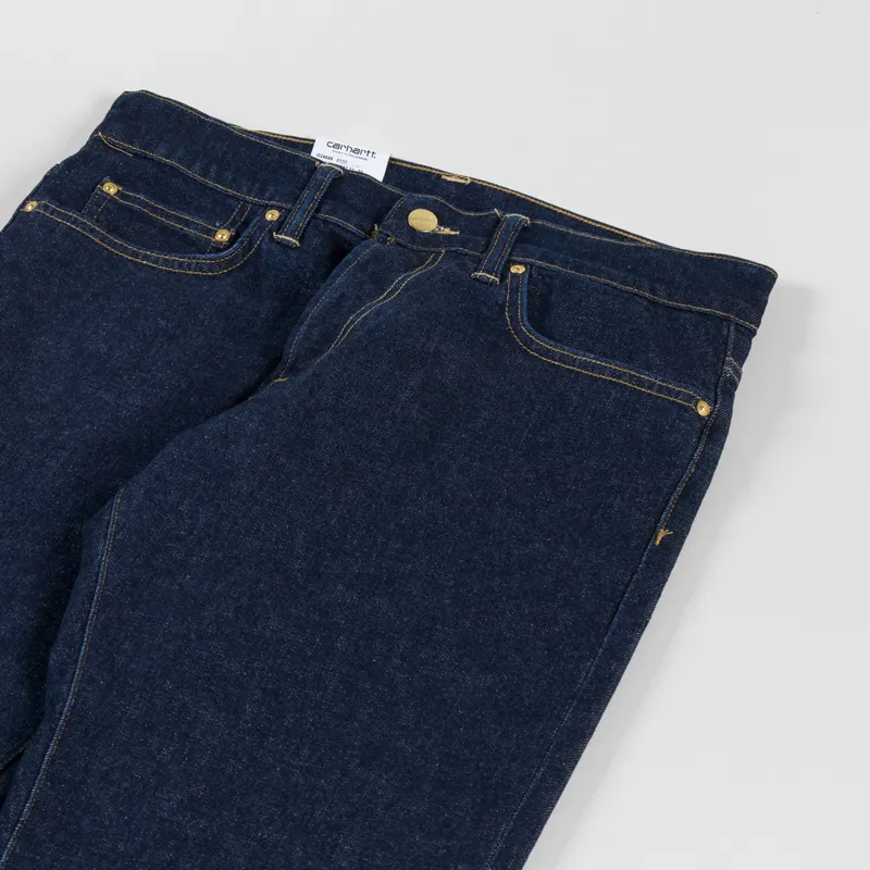 Carhartt WIP Klondike Pant Blue Rinsed Mills Denim-4