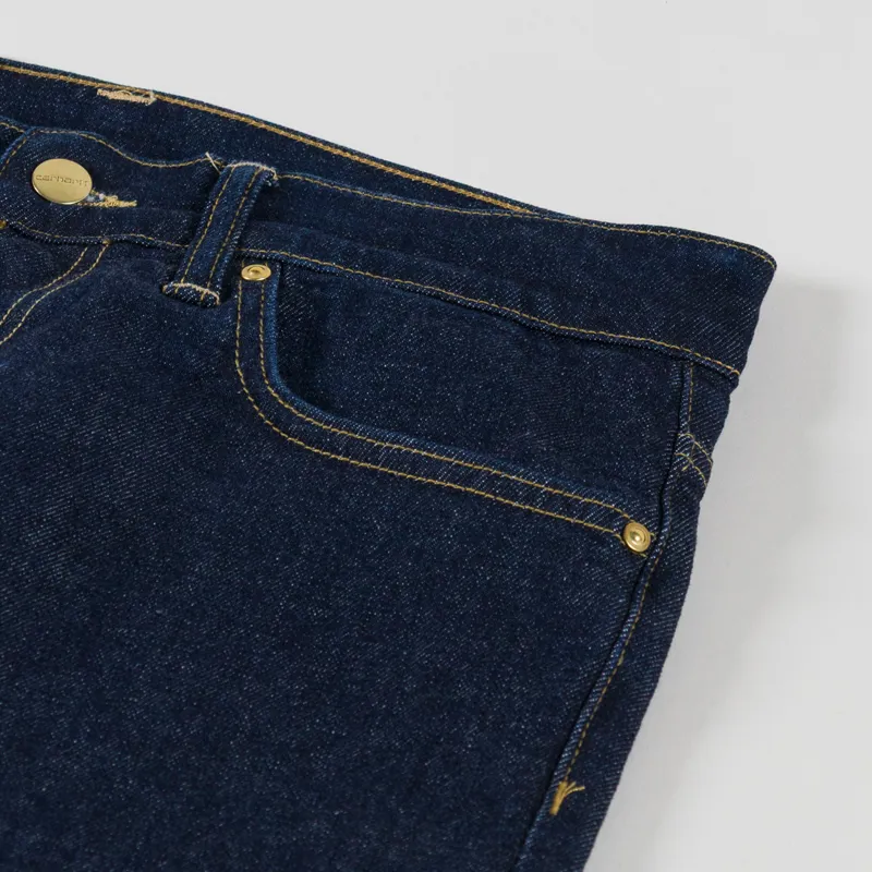 Carhartt WIP Klondike Pant Blue Rinsed Mills Denim-8