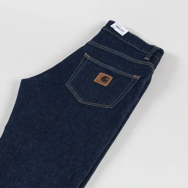 Carhartt WIP Klondike Pant Blue Rinsed Mills Denim-5
