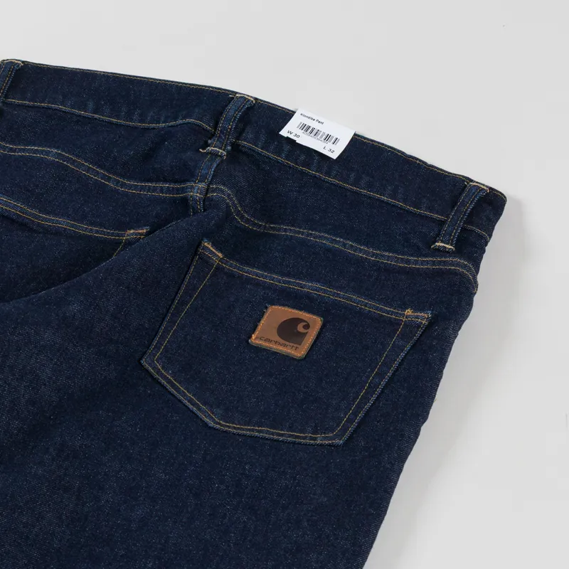 Carhartt WIP Klondike Pant Blue Rinsed Mills Denim-3
