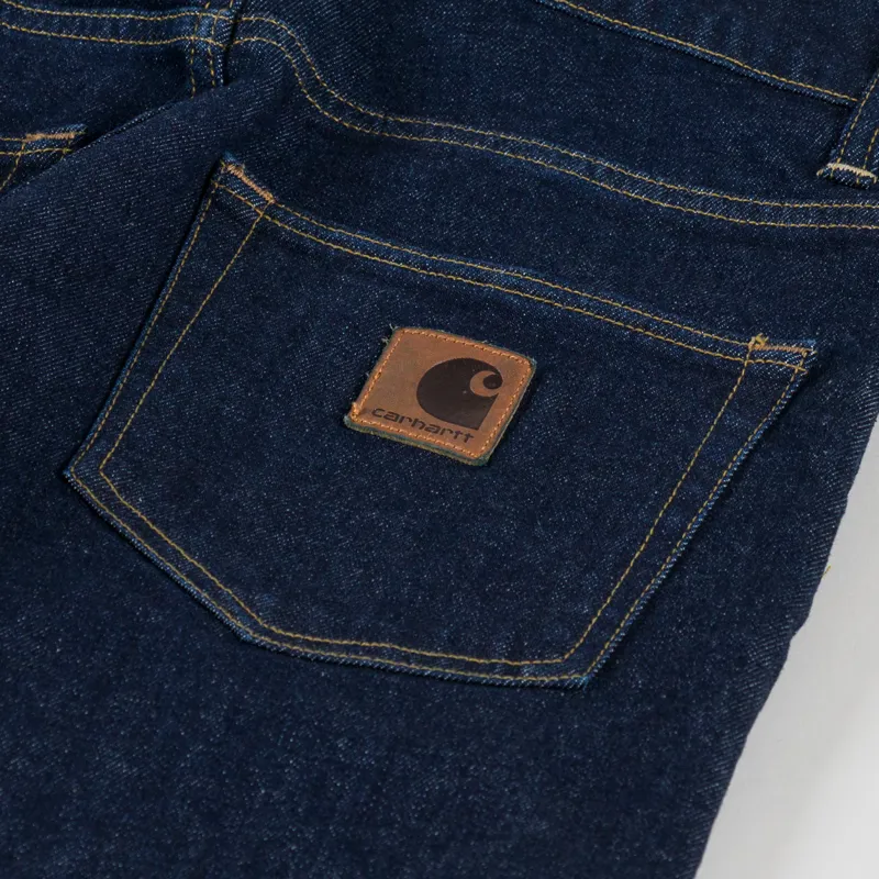 Carhartt WIP Klondike Pant Blue Rinsed Mills Denim-7