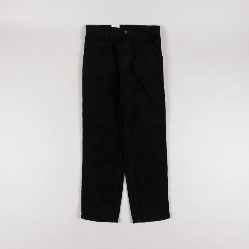 Carhartt WIP Simple Pant Black Rinsed Corduroy-1