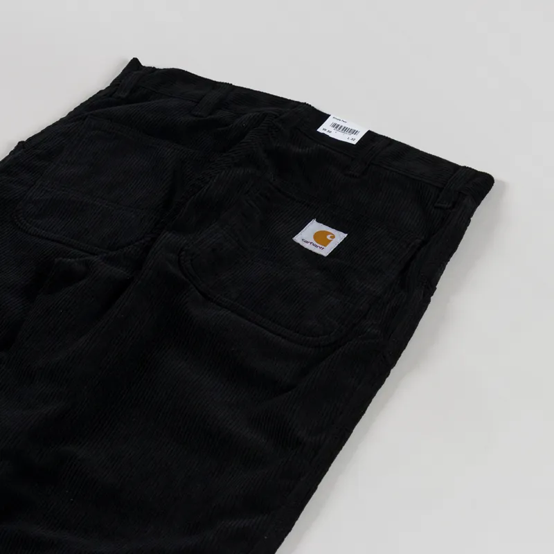 Carhartt WIP Simple Pant Black Rinsed Corduroy-3