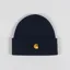 Carhartt WIP Chase Beanie Dark Navy Gold