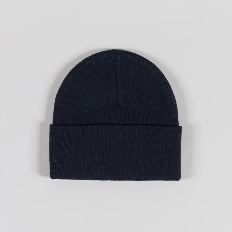 Carhartt WIP Chase Beanie Dark Navy Gold-1