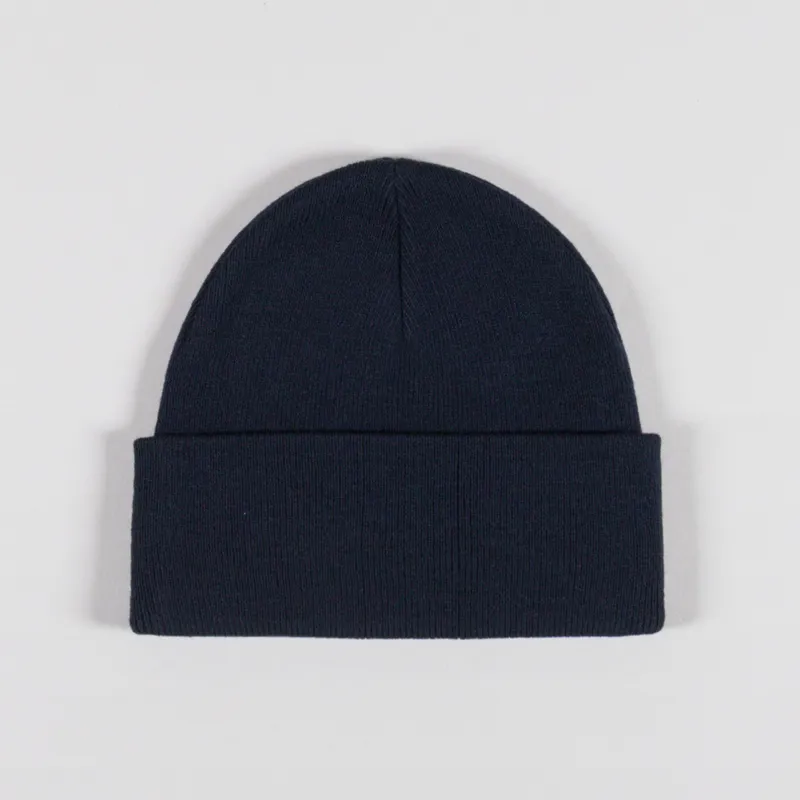 Carhartt WIP Chase Beanie Dark Navy Gold-1