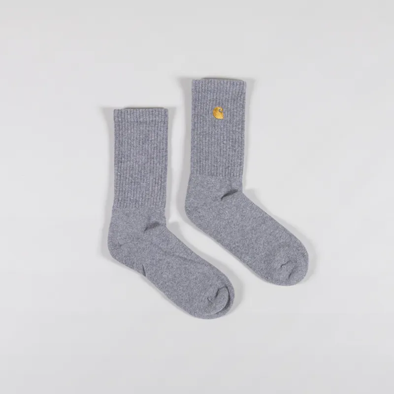 Carhartt WIP Chase Socks Grey Heather Gold
